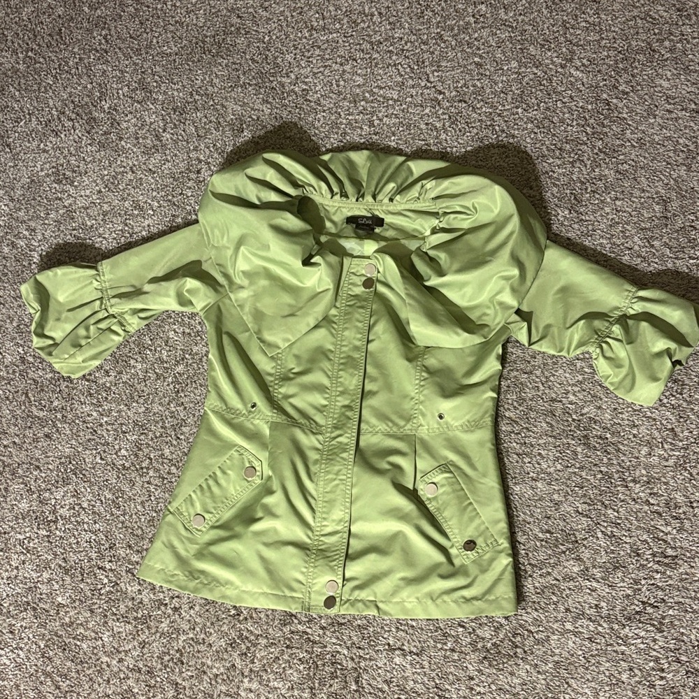 Luii Light Green Pea Coat